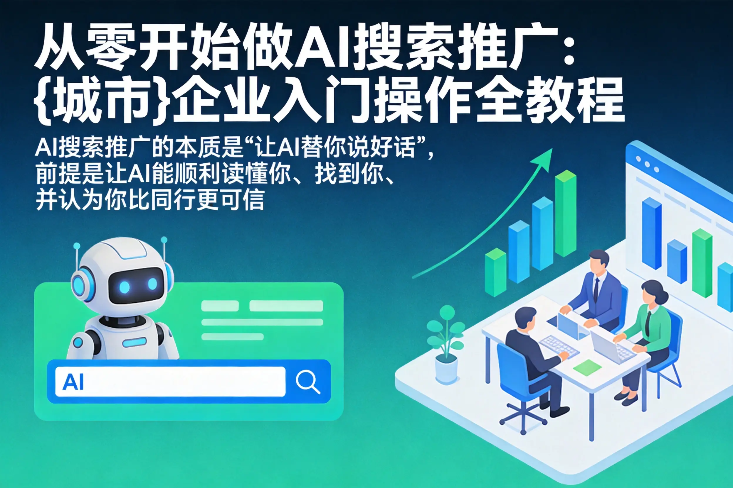从零开始做AI搜索推广：铁门关企业入门操作全教程