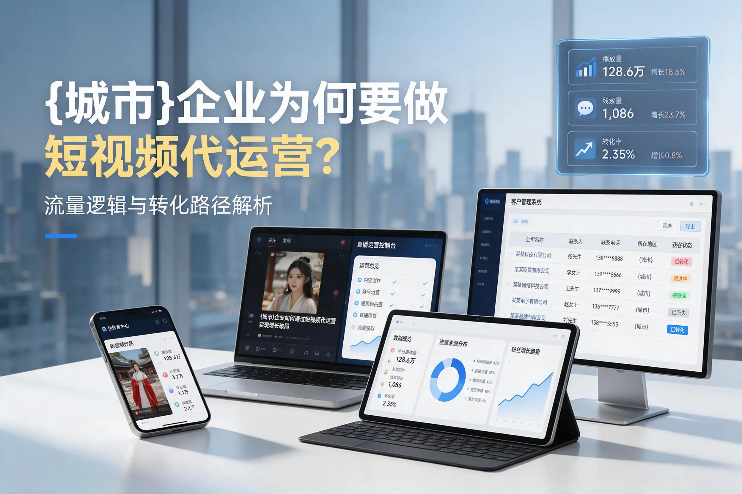铁门关企业为何要做短视频代运营？流量逻辑与转化路径解析