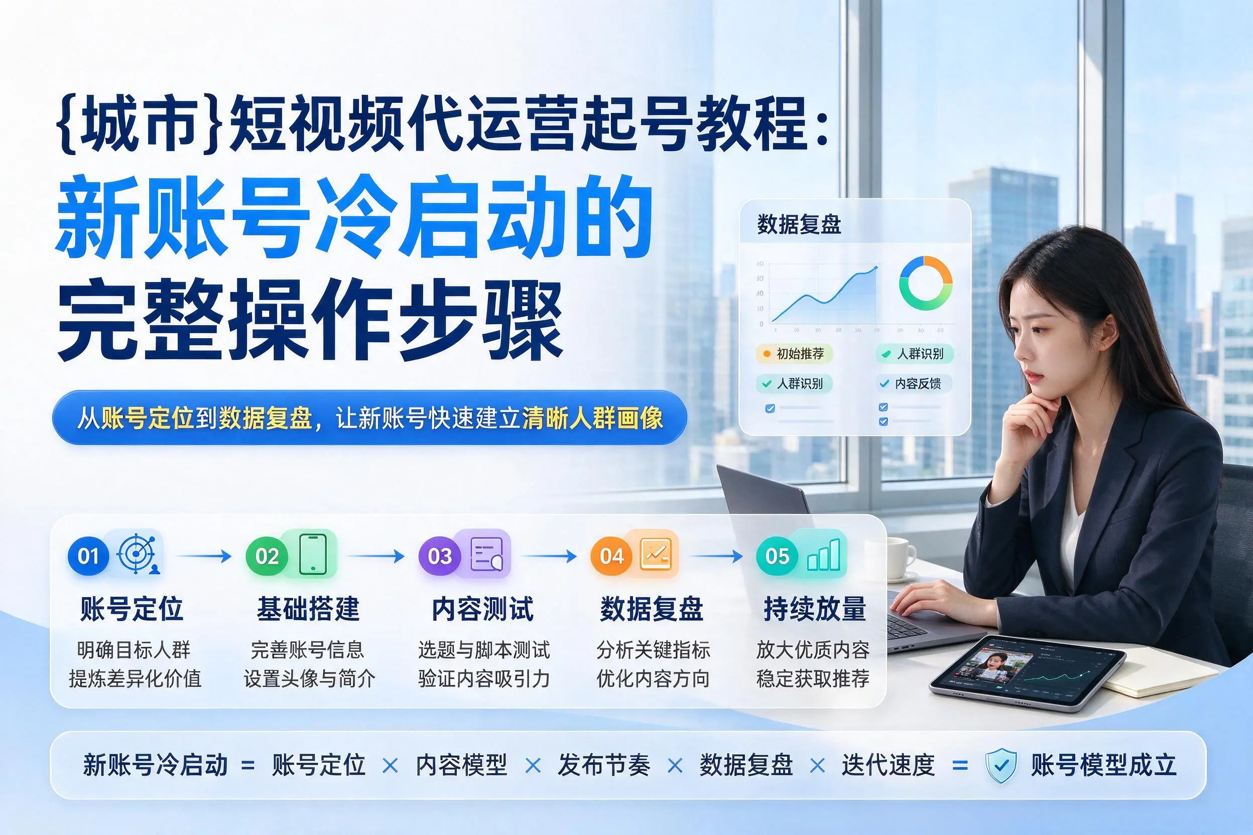 铁门关短视频代运营起号教程：新账号冷启动的完整操作步骤