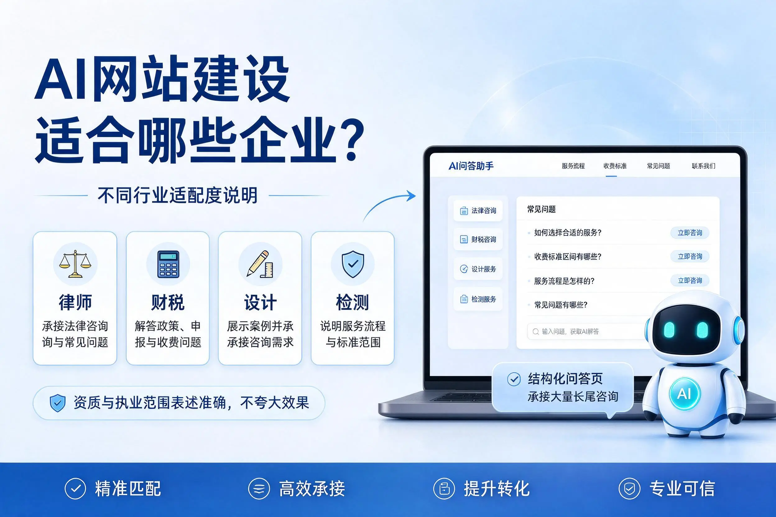 AI网站建设适合哪些企业？铁门关不同行业适配度说明